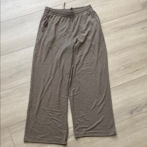 Brown Wide-Leg Pants